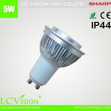 LED Spot light / 5W SHARP COB LED lighting / GU10 lamps / 500 lm