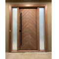 Modern Solid Wood Door Designs: Enhancing Your Home's Entry and Security in 2024