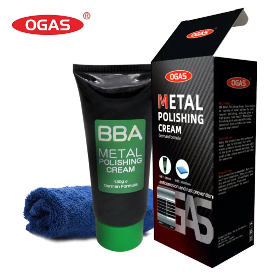 OGAS Multi-Purpose Metal Polish Cream for Easy Use on Wheels, Hubs, Sanitary Ware, and More