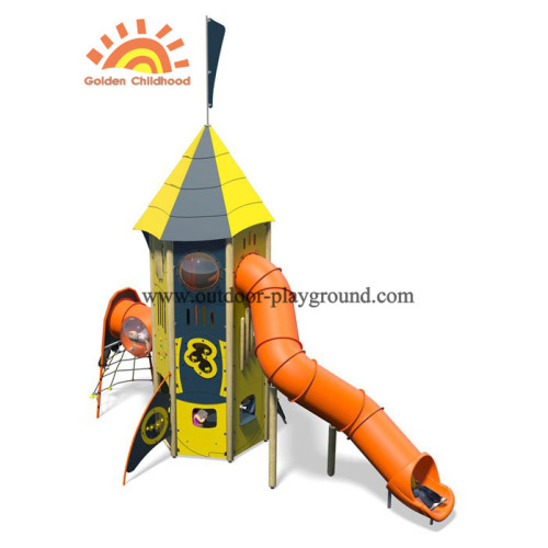 Equipo de patio de juegos HPL Outdoor Activity Tower