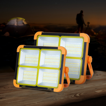 Portable Solar Floodlight - USB Charging Camping Emergency Light