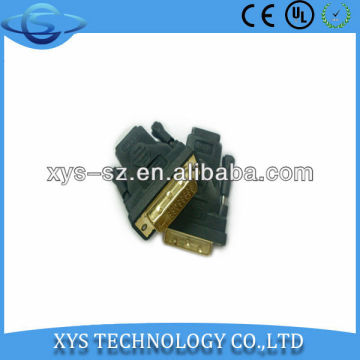 High performance gold plated dvi 24+1 to hdmi