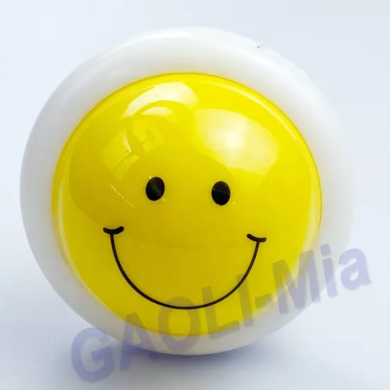 Factory Smile Click Push LED Lamp: Battery-Powered 10cm Round Night Light for Kids, Perfect for Decoration in Closet and Cabinet
