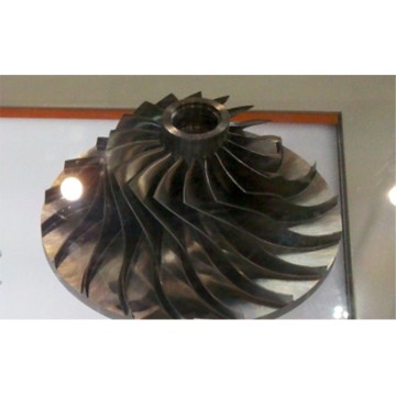 Custom 4 Axis alloy vacumm casting turbine wheel
