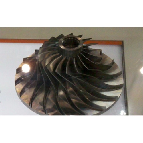 Custom 4 Axis alloy vacumm casting turbine wheel