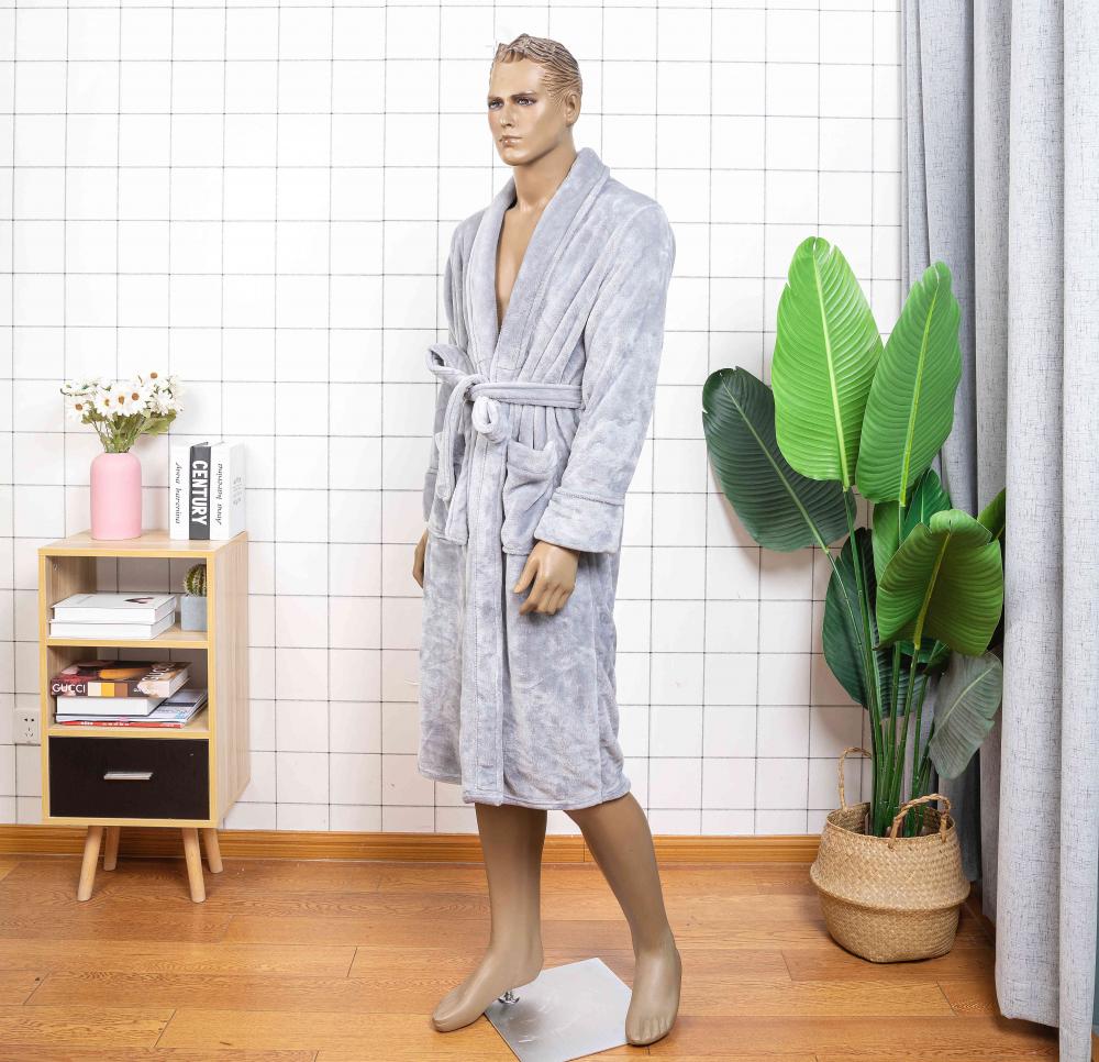 2021 Luxurious Unisex Hotel Men Bathrobe