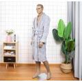 floor length hood spa black bath robe