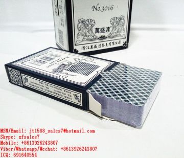 XF QUEEN BEE No.3016 Poker Playing Cards Standard With Invisible Ink Markings For UV Contact Lenses And Poker Predictor Chea