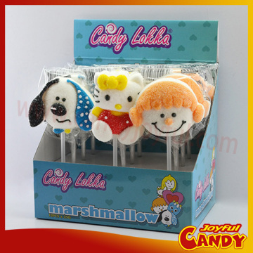 Aibaba com Cartoon Shape Marshmallow Lollipop