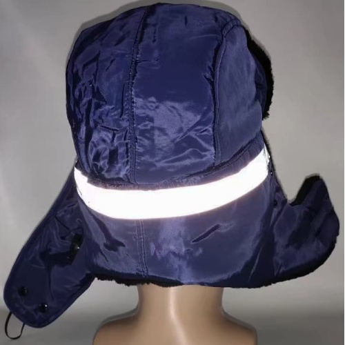 Navy Blue Windproof And Cold Warm Hat