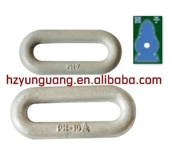 electric power hardware fitting guy wire line fitting hot-dip zinc steel PH type extension ring monoblock forge used for link