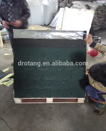 Fish-scale Type Roofing Shingle / Asia Green Color