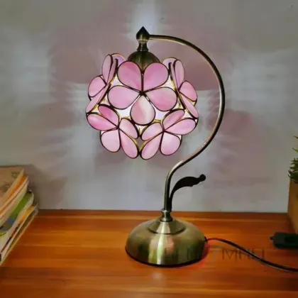 Floral Design Table Bedside Lamp
