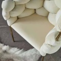 Nowoczesne wydarzenie wysokiej jakości tkaniny nowoczesne krzesło do jadalni