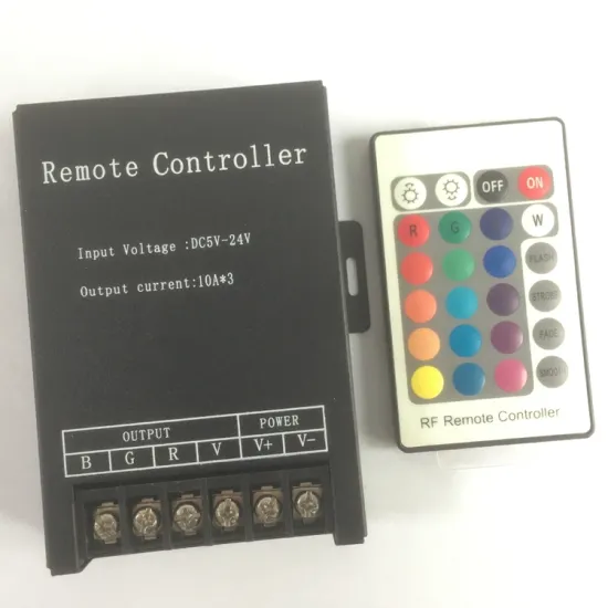 Wireless RGB RGBW RF Remote Controller for DC5V, 12V, 24V LED Light Strips Dimmer