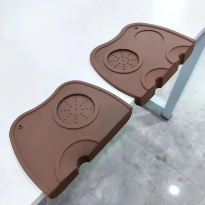 Espresso Coffee Tampers Mat Station - Tamper Holder and Silicone Pad for Baristas