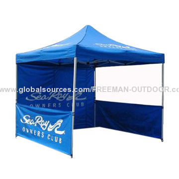 3x3m Aluminum promotional folding tent with side walls