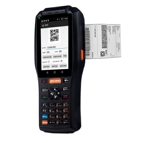 Qunsuo PDA-3505 Handheld Android PDA scanner with printer