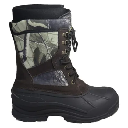Casual Insulated Camo Pac Boots for Men - Comfortable Winter Snow Boots