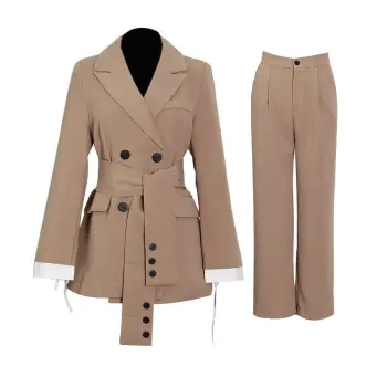Special Fashionable Women's Suits Pants Two Piece Set for Office