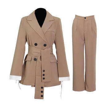 Special Fashionable Women's Suits Pants Two Piece Set for Office