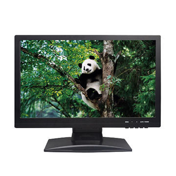 15.4 inch LED monitor PC monitor LED display with VGA/DVI inputNew
