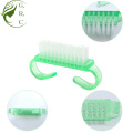 Brosse de nettoyage de l'ongle Poignée en plastique Brosse à poussière