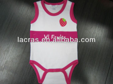 High quanlity! custom design comfortabel and cute baby's rompers short sleeves