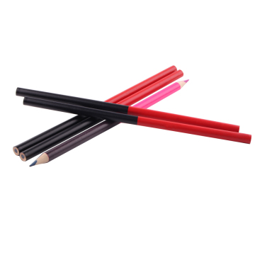 Custom Logo Bulk Round Triangle Carpenter Pencils in Blue and Red, Packaged Loose for Promotions