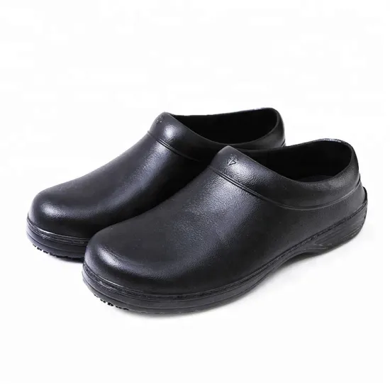 Anti slip eva material slip on chef shoes