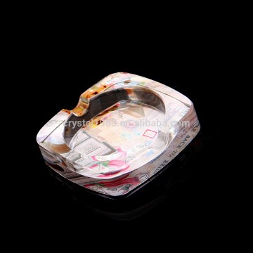 Square shape portable pocket ashtray,high quality personal pocket ashtray