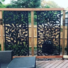 Customized Corten Steel Rusty Metal Decorative Screen