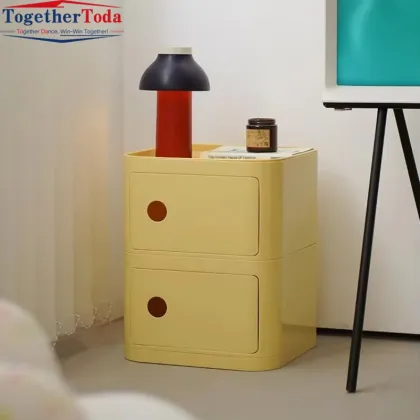 Durable Creative Home Use Storage Shelf Plastic Cabinet