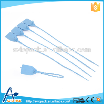Customized color disposable plastic self locking inflight container security seal