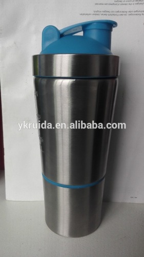 wholesale bodybuilding insulated stainless steel protein shaker bottle