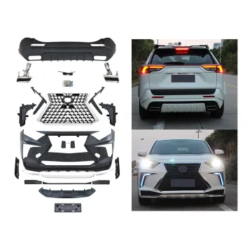 TOYOTA RAV4 2020 Auto Accessories Front Rear Bumper Facelift ABS Wide Body Kit