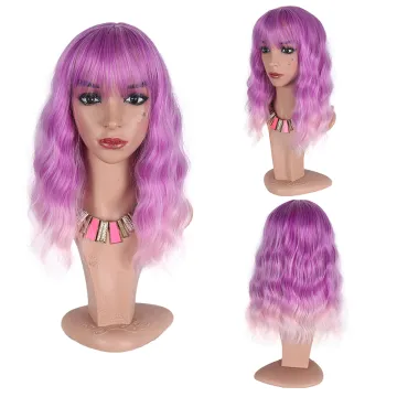 Hot Selling For Black Women Ombre Blonde 13x4 Lace Frontal Wig Cosplay Wigs 28 Inch Long Wavy Heat Resistant Synthetic Wig