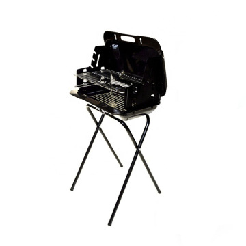 Folding Designs Barbecue Grill Adjustable Grate Height Bbq Portable Charcoal Grill