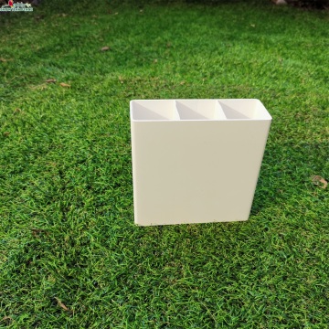 Pannelli di recinzione ecologica in vinile in PVC economico esterno e WPC.