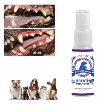 30/60ml Pet Care Mouthwash Spray Dog Cat Teeth Breath Cleaning Freshener Mouth Cleaner Supplies Of Eliminate Bad Breath Tartar