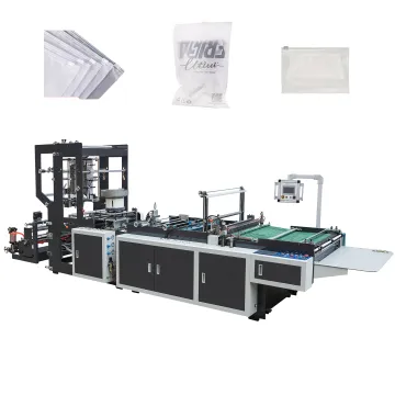 Automated Plastic Zip Bag Making Machine with Attached Zipper