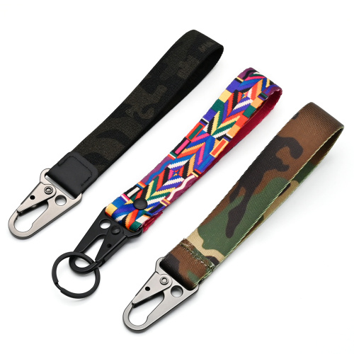 OEM Carabiner Keychain With Short Lanyards Strap