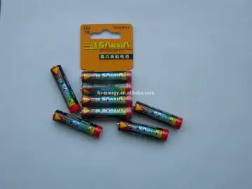 IEC standard, SGS CE certification R03P AAA UM-4 PVC Shrink card dry battery