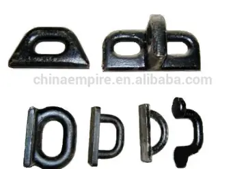 Supply various kinds of dock use marine eye plates d type f type eye plate
