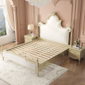 Cama de madera maciza de lujo francés