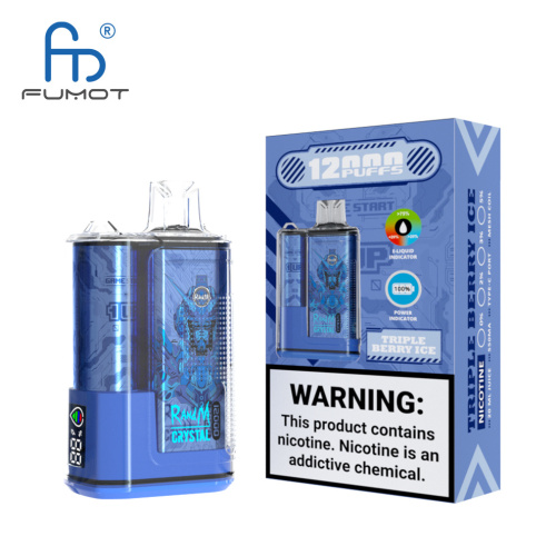 Fumot Randm Crystal 12000puffs có thể sạc lại