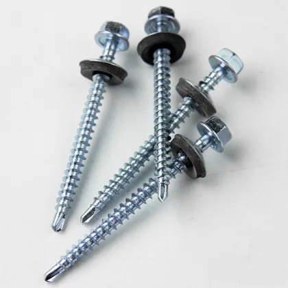 Galvanized Hex Washer Head Self-Drilling Screws Fasteners