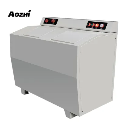 AOZHI 15kg Industrial Horizontal Double Cylinder Washing and Dewatering Machine for Sale
