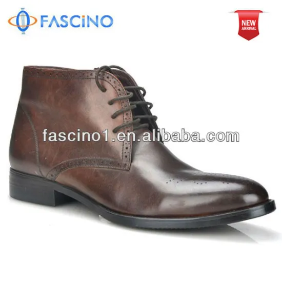 New leather winter men casual boots