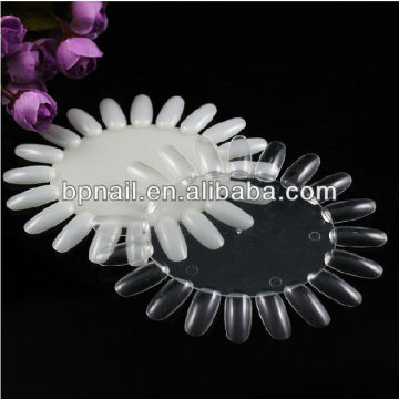Nail plastic color chart/display nail art
